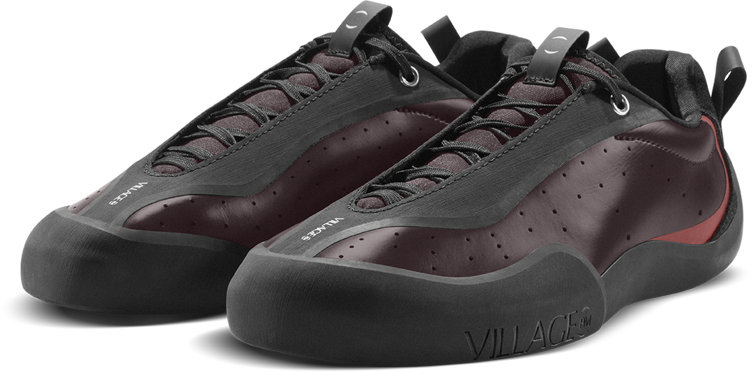 Village PM - 2 PM - Maroon - Synthetic Leather