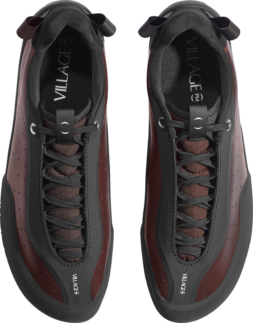 Village PM - 2 PM - Maroon - Synthetic Leather