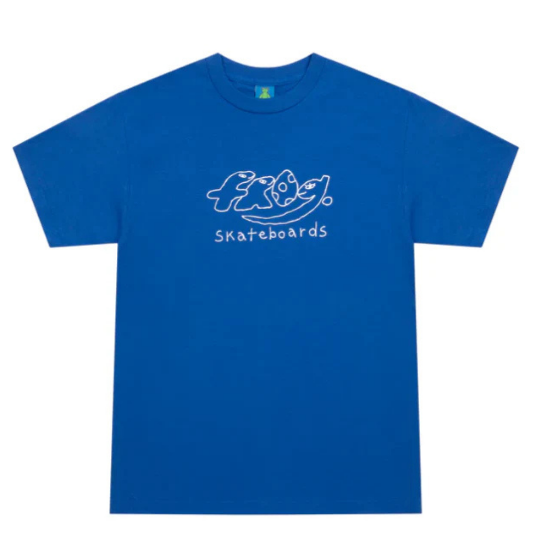 Frog Skateboards - Dino Logo Tshirt - Royal Blue