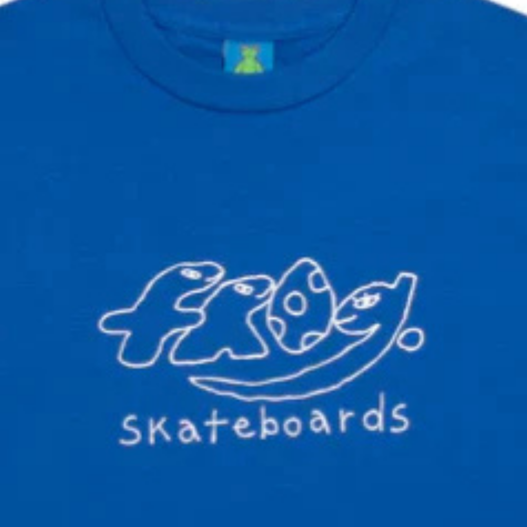 Frog Skateboards - Dino Logo Tshirt - Royal Blue
