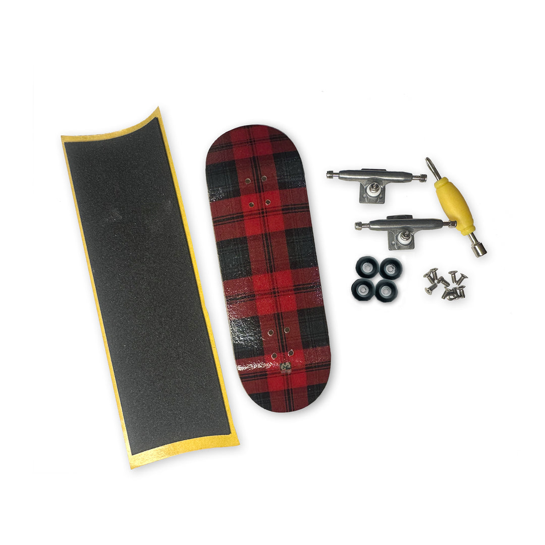 Eva Fingerboard - Wood Tartan