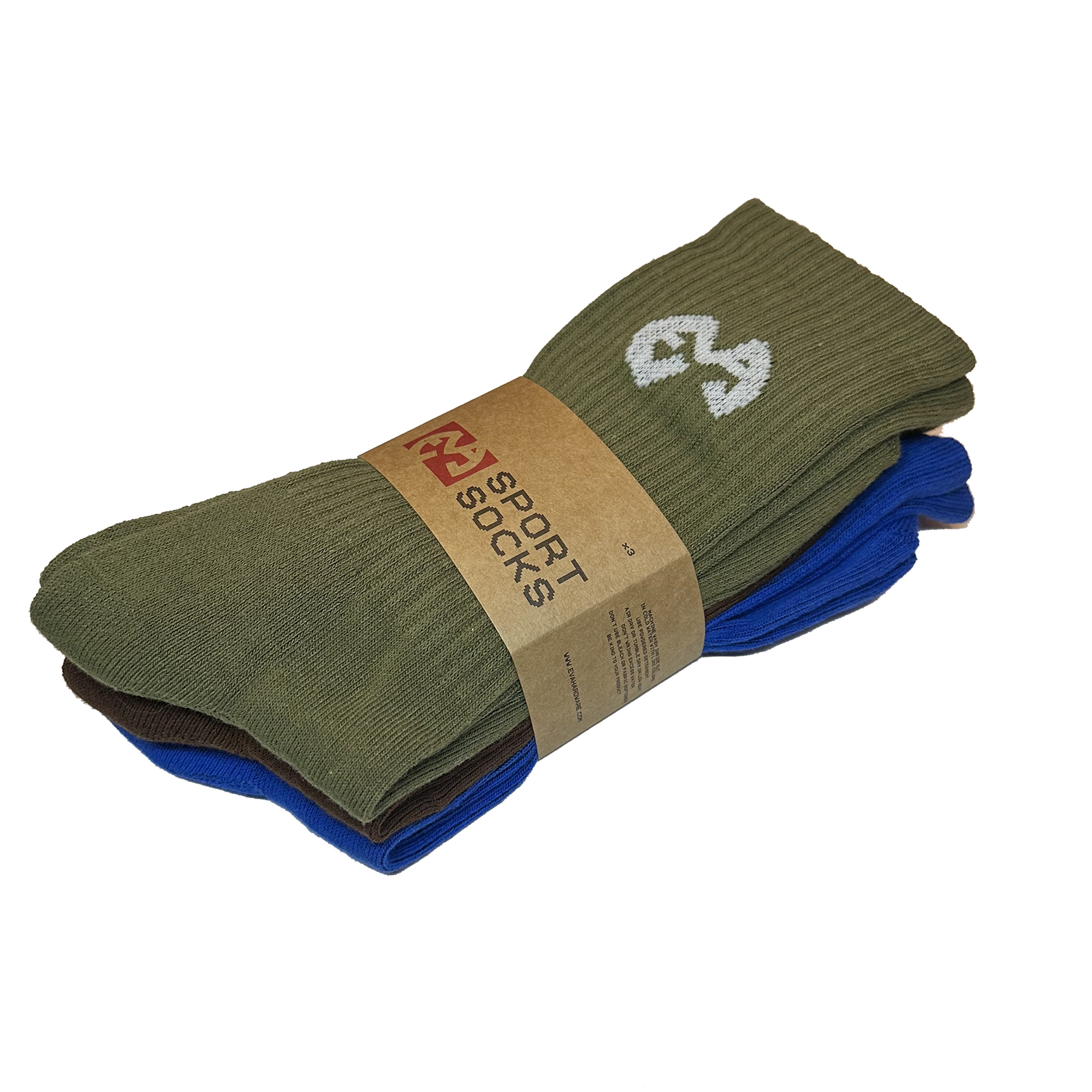 Sport Socks - 3 pack - Eva Hardware