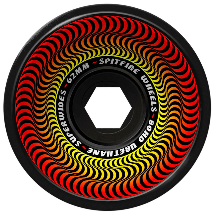 Spitfire Superwides Black 62mm - 80HD