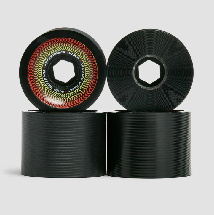 Spitfire Superwides Black 62mm - 80HD