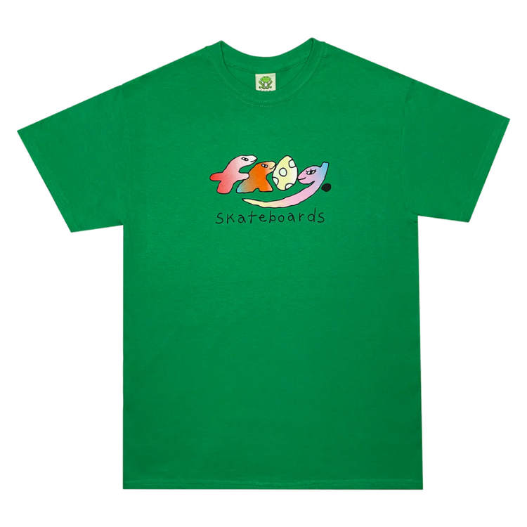 Frog Skateboards - Dino Logo Tshirt - Kelly green - Eva Hardware