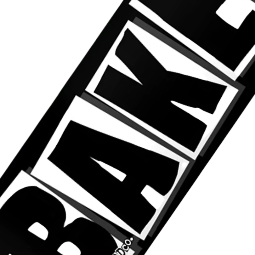 Baker - Brand Logo Black - 8.25