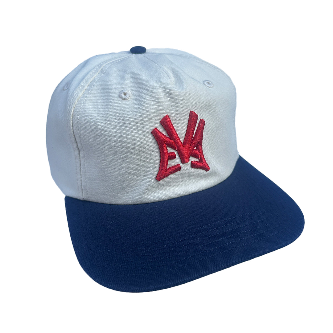 Eva - NY Snapback - Cream/Navy - Eva Hardware