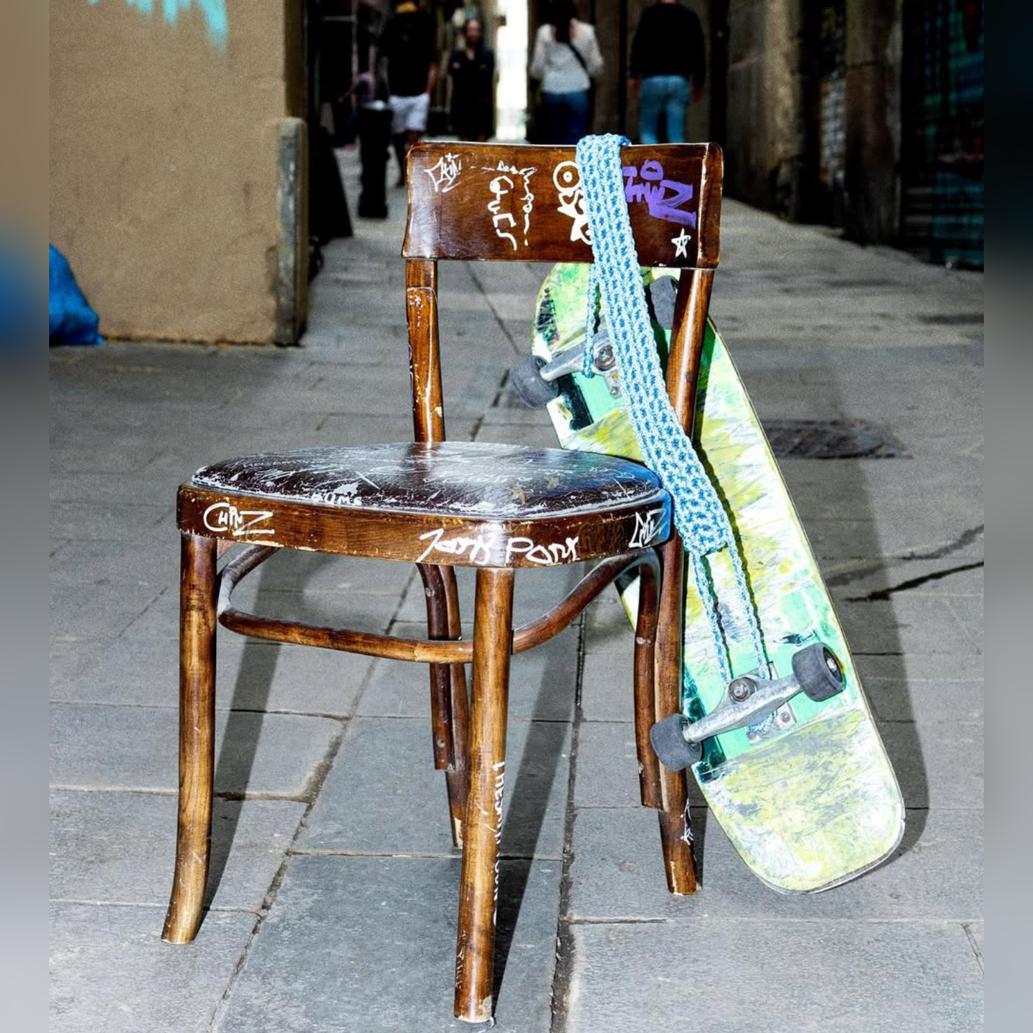 Powerslida - Skateboard strap - Eva Hardware