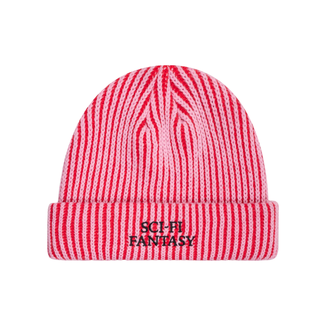 Sci-fi fantasy - Logo Beanie Pink/Dark Red