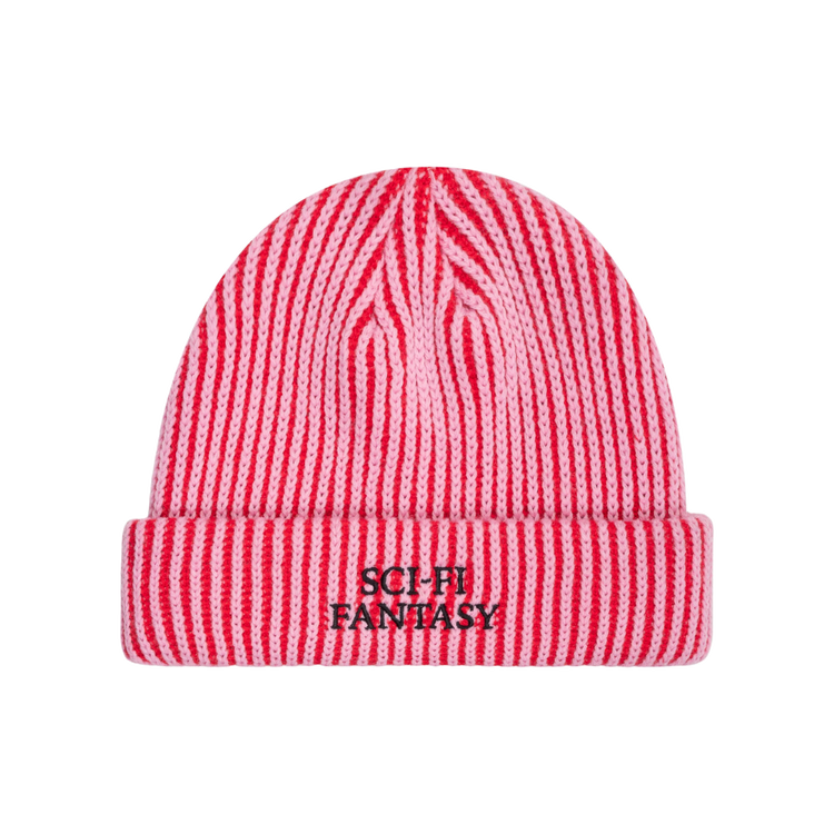 Sci-fi fantasy - Logo Beanie Pink/Dark Red
