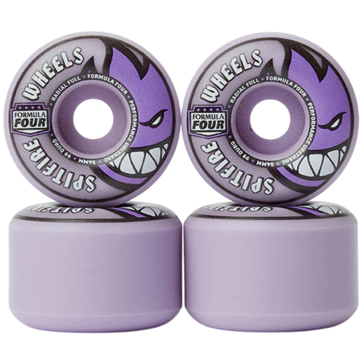 Spitfire Formula Four Radial Full Purple 54mm - 99D - Eva Hardware