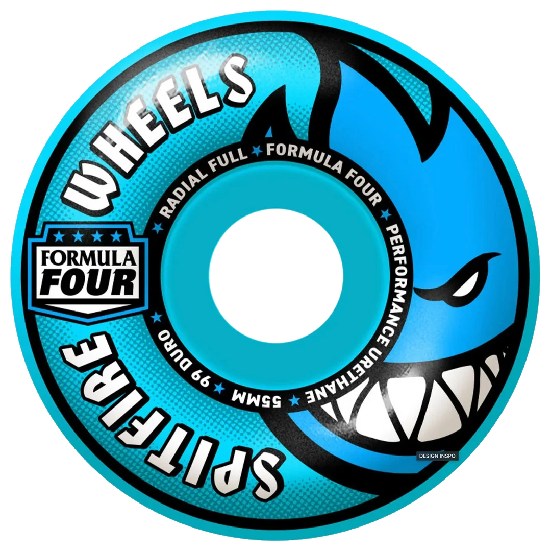 Spitfire Formula Four Radial Full Blue 55mm - 99D